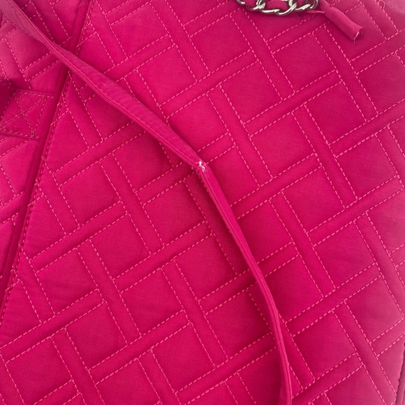 Vera Bradley | Pink Laptop Bag | Over the Shoulder or Handheld | Chain Accents | - Picture 10 of 10